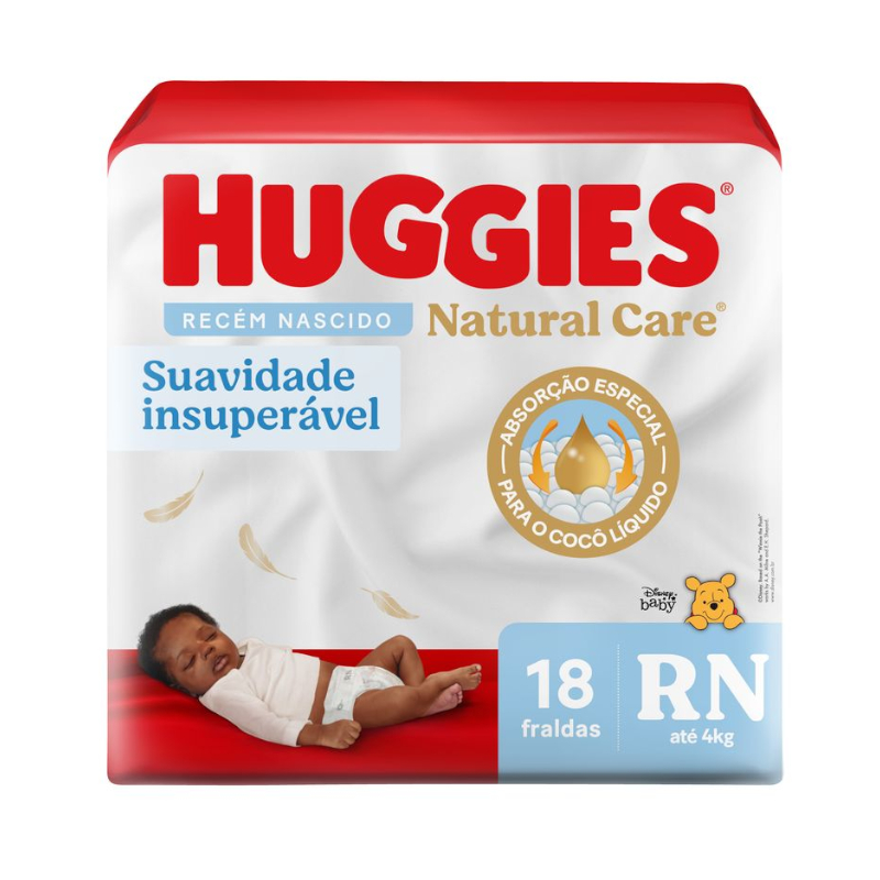 FRA HUGGIES NATURAL CARE_RN JUMBO C/18 N