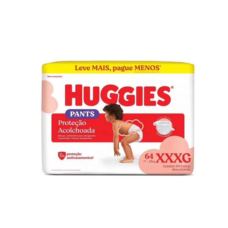 FRA HUGGIES PROTECAO ACOL  MAX XXXG C/64
