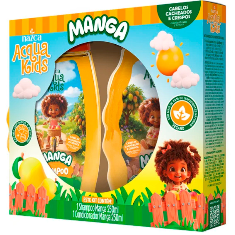 KIT SH+CD ACQUA KIDS 250ML MANGA