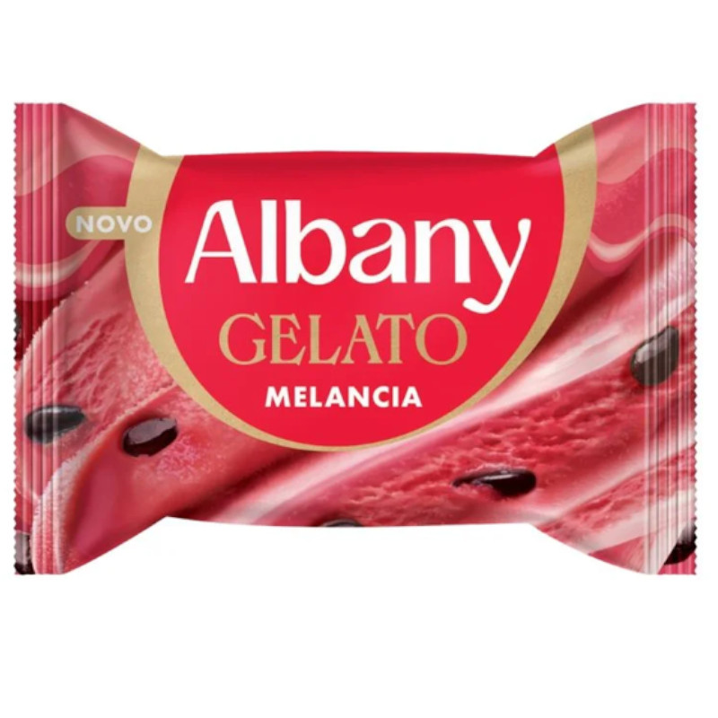 SAB ALBANY GELATO 85G MELANCIA -VERMELHO