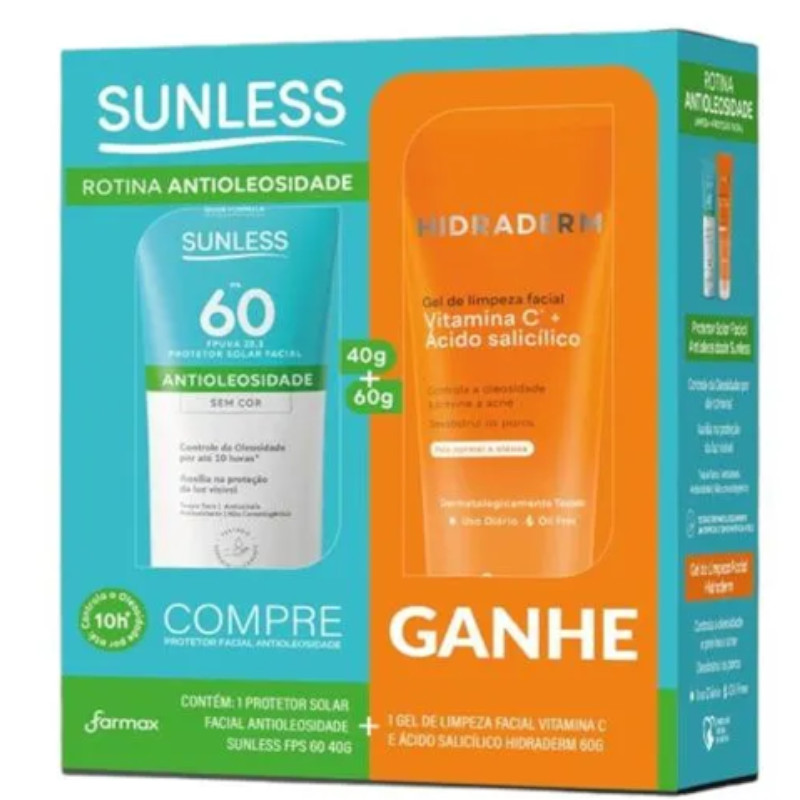 SUNLESS KIT FPS 60 PROT FAC 40G +GEL FAC