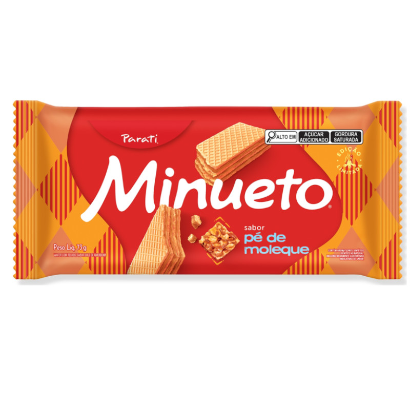 PARATI WAFER MINUETO 73G PE DE MOLEQUE