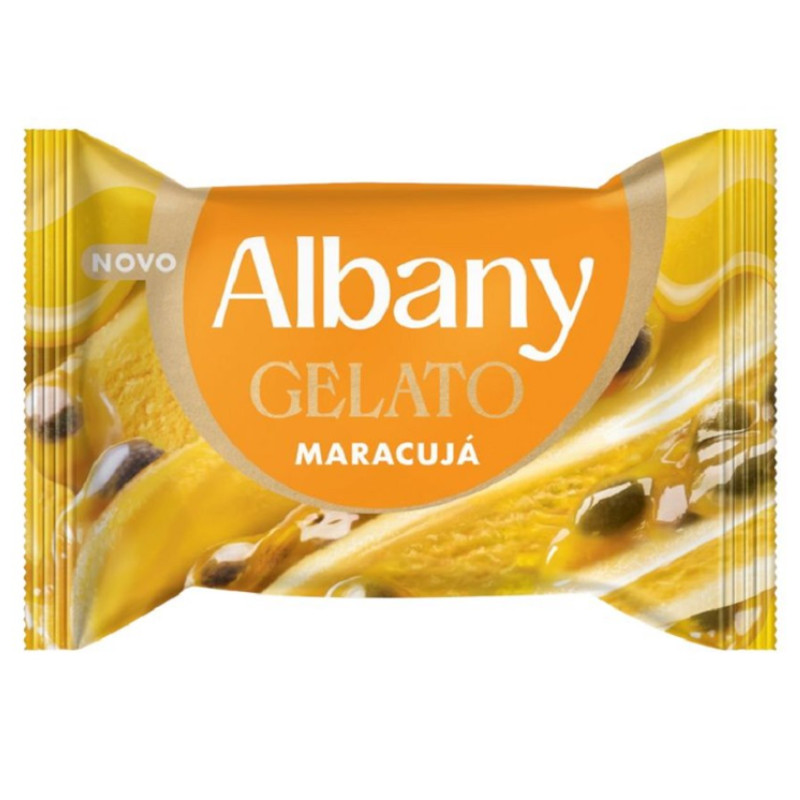 SAB ALBANY GELATO 85G MARACUJA-AMARELO