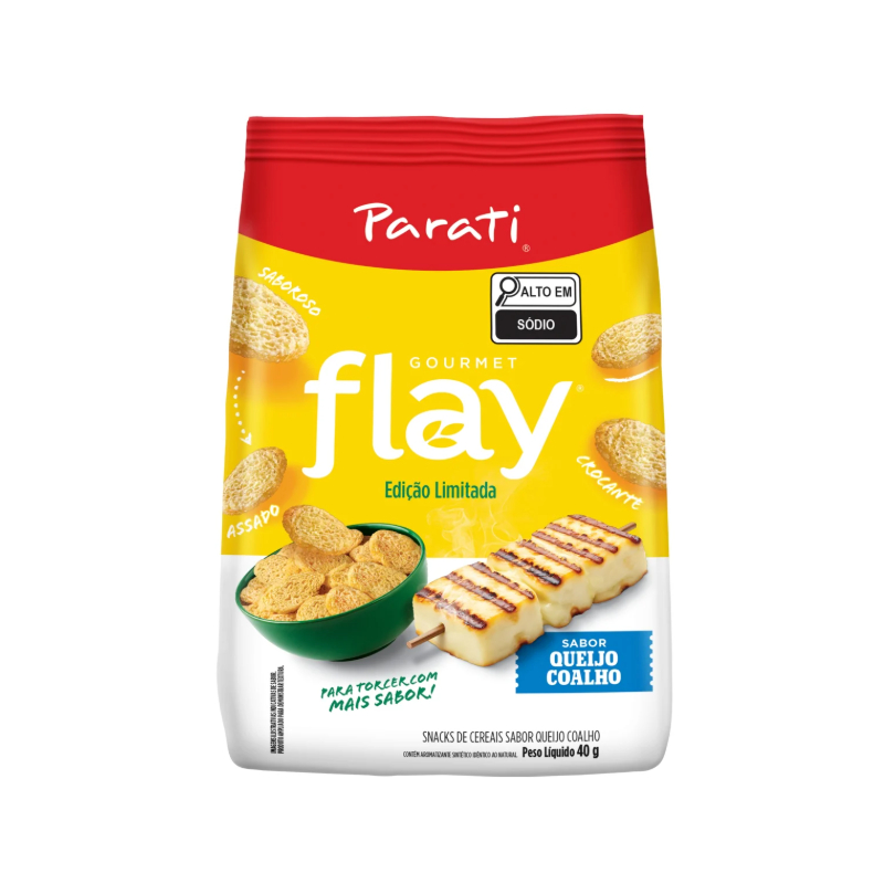 PARATI FLAY GOURMET 40G QUEIJO COALHO