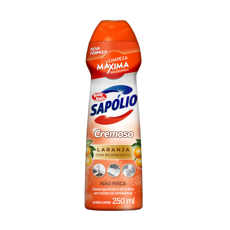 BB SAPOLIO MULTI CREMOSO 250ML LARANJA
