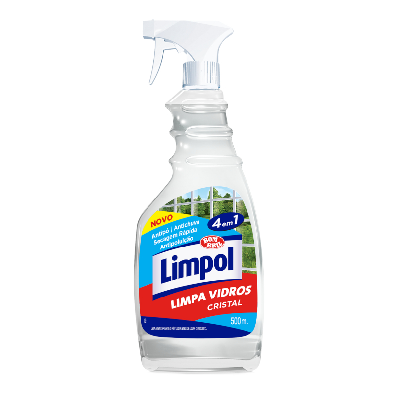 BB LIMPOL LIMPA VIDROS 500ML 4X1 GATILHO