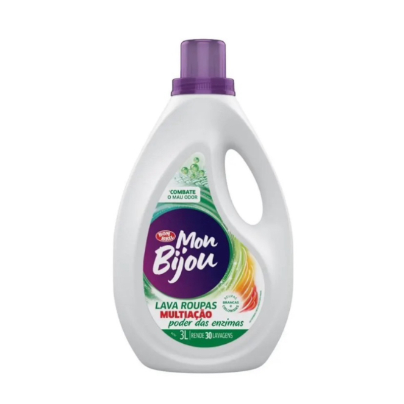 BB MON BIJOU LAVA ROUPA LIQ 3L VERDE