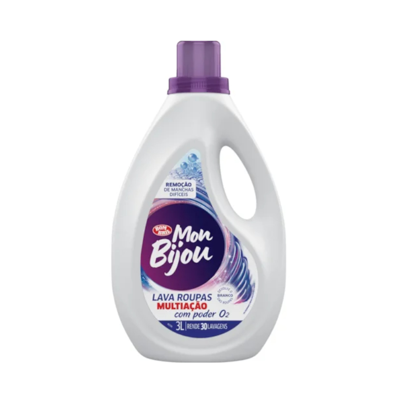 BB MON BIJOU LAVA ROUPA LIQ 3L ROXO