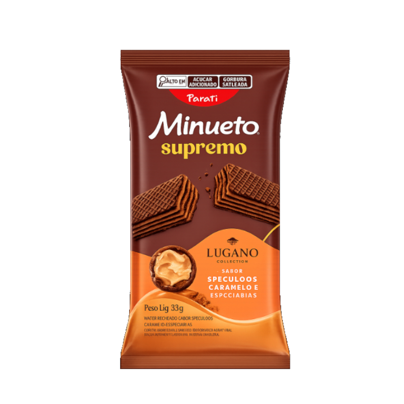 PARATI WAFER MINUETO SUP 83G CARAMELO