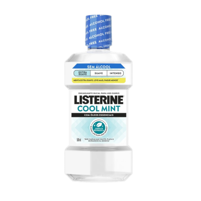 ENX BUC LISTERINE 500ML COOL MINT SUAVE