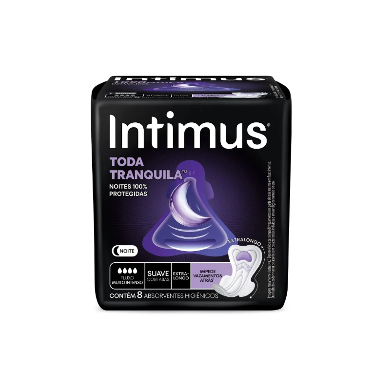 ABS INTIMUS NOT TRANQUILA SUAVE ABAS C/8