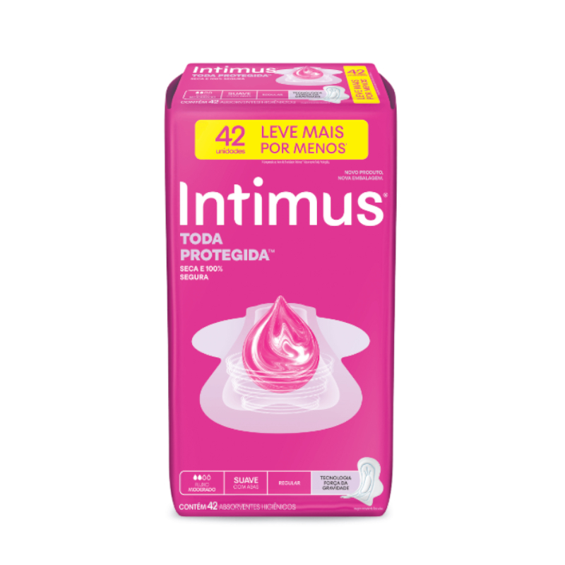 ABS INTIMUS PROTEGIDA SUAVE ABAS C/42