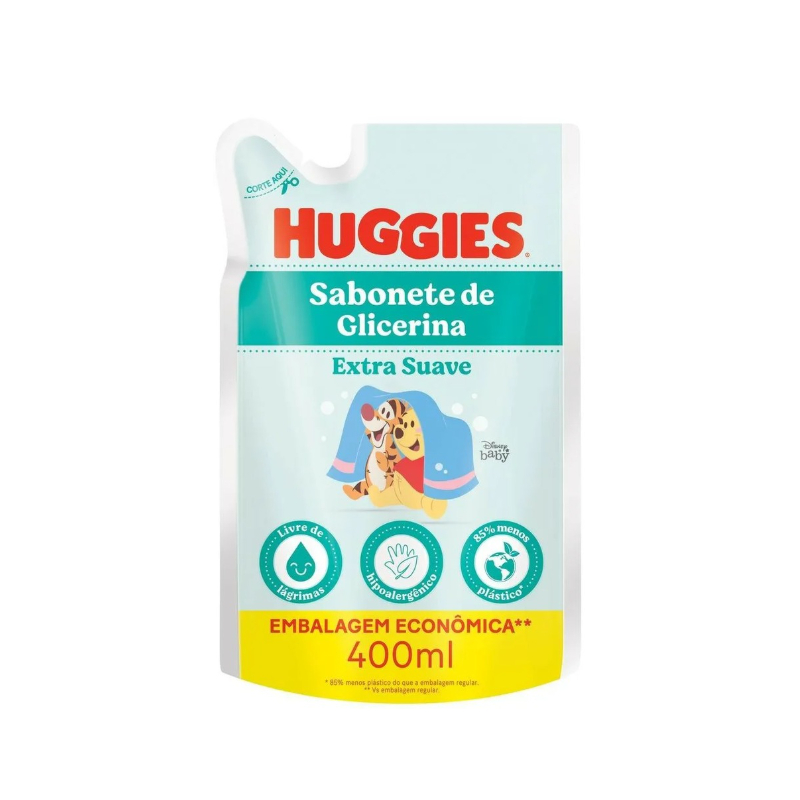 SAB INF LIQ HUGGIES 400ML EXT SUAVE-REF