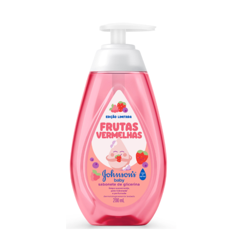 SAB LIQ INF JS BABY 200ML FRUTAS VERMELH