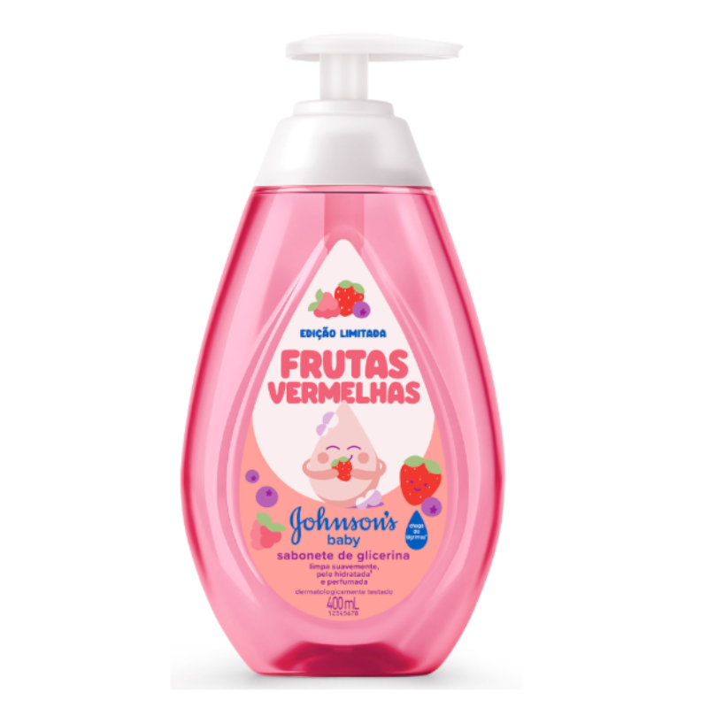 SAB LIQ INF JS BABY 400ML FRUTAS VERMELH