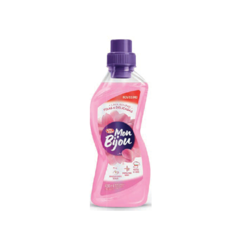BB MON BIJOU LAVA ROUPA LIQ 450ML FINAS