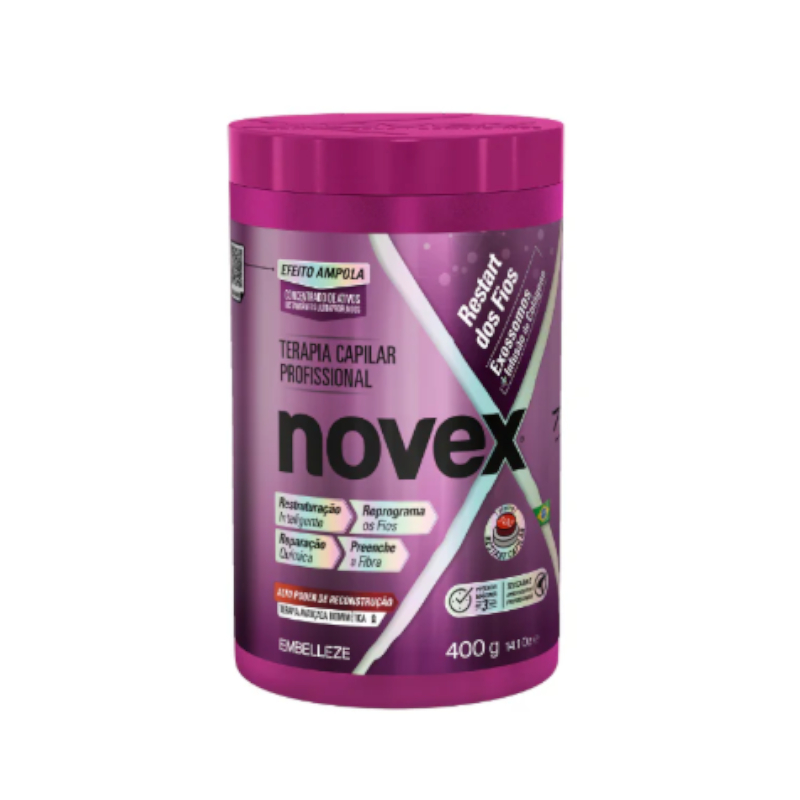 CR TRAT NOVEX 400G RESTART FIOS EXOSSOMO