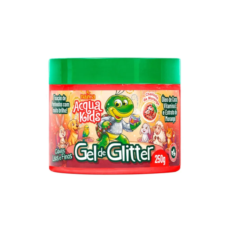 GEL GLITTER ACQUA KIDS 250G LISOS FINOS