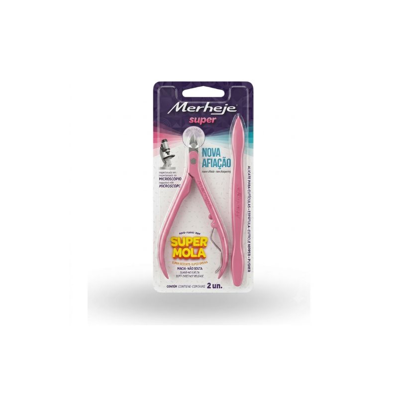 MERHEJE ALICATE CUTIC ROSA C/ ESPATULA