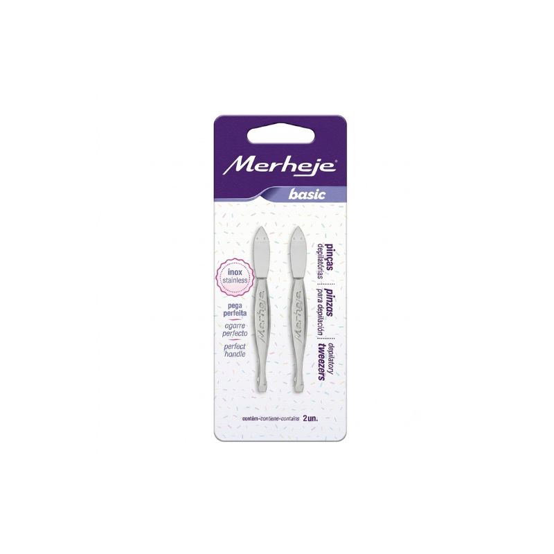 MERHEJE PINCA DEPIL BASIC C/2