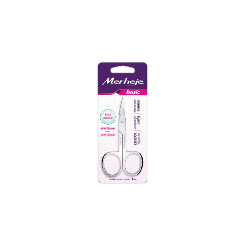 MERHEJE TESOURA PARA UNHAS BASIC CURVA