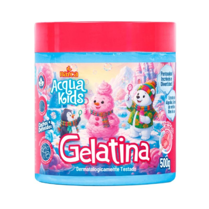 GELATINA CAP ACQUA KIDS 500G ALGODAO DOC